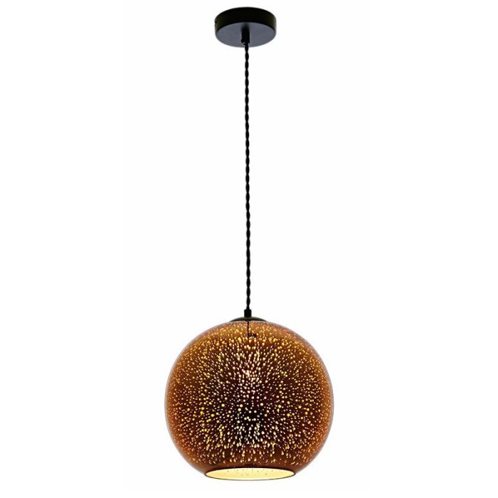 Pendul 3D GLASS COPPER FIREWORKS