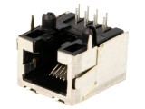Soclu RJ45 8p8c pentru PCB THT