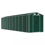 Cumpara ieftin Sopron de gradina, verde, 191x810x198 cm, otel zincat
