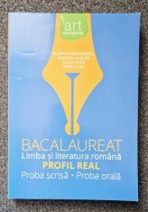 BACALAUREAT LIMBA SI LITERATURA ROMANA PROFIL REAL - Ionita