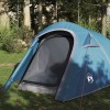 VidaXL Cort de camping pentru 3 persoane, albastru, impermeabil