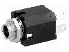 Conector jack, Jack 6,3mm, 3 contacte, mama, AMPHENOL - ACJS-MVS-3S