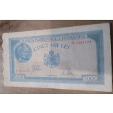 Romania 5000 lei 1943 21 septembrie