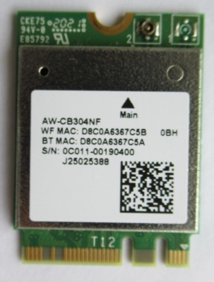 Realtek RTL8821CE PCI-Express 802.11AC WLAN Bluetooth 4.2 WiFi foto
