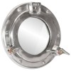 Oglindă hublou de perete, &Oslash;23 cm,&nbsp;aluminiu și sticlă