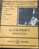 LITR22 IUH Texte comentate - G. Calinescu - Enigma Otiliei