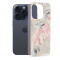 Husa pentru iPhone 15 Pro, Techsuit Marble Series, Pink Hex