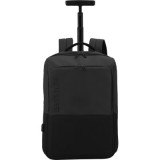 Rucsac troller BESTLIFE Neoton, 50x34x22cm, compartiment tableta si laptop 15.6 inch, negru