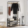 VidaXL Răcător de paltoane cu raft Stejar sonoma 95 x 34 x 184 cm 879960