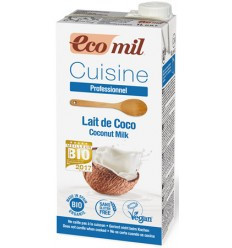 Crema Vegetala pentru Gatit pe Baza de Lapte de Cocos Bio 1000ml Ecomil foto