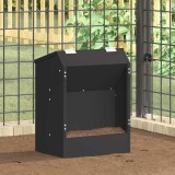 vidaXL Urmărire pentru iepuri Negru 64.5 x 25.5 x 45.5 cm 874591