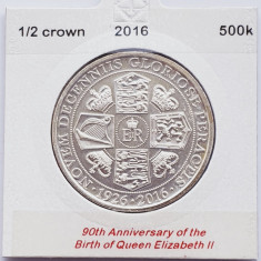 2896 Gibraltar ½ Crown 2016 Elizabeth II (90th Birthday)