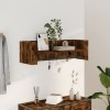 VidaXL Raft de perete, stejar fumuriu, 100x35x30,5 cm, lemn prelucrat 848462