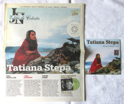 TATIANA STEPA - CD Muzica de colectie Vol. 57 + ziar JURNALUL NATIONAL foto