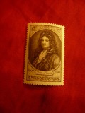 Serie Franta 1949 -Personalitati- 250 Ani de la moartea lui J.Racine ,1 val.