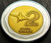 Moneda exotica bimetal 2 NUEVO SOLES - PERU, anul 2006 * Cod 446 A, America Centrala si de Sud