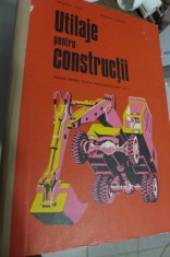 Utilaje pentru constructii - Manual - Ceausescu/ Plesoianu foto