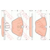 Placute frana Bmw 5 Touring (F11), 11.2009-, Seria 7 (F01, F02, F03, F04), 02.2008-12.2015, TRW