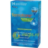 Ferrotone Apple cu Aroma de Mar, Fier si Vitamina C 14plicuri x 25ml