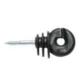 Izolator inelar Easy Drill 90x40 mm negru pentru gard electric