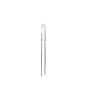 LED 3mm 12V alb rece 1120-1560mcd 30 grade parte frontala convex, Optosupply