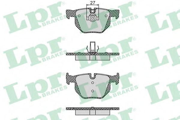 Set placute frana,frana disc BMW Seria 5 Touring (E61) (2004 - 2010) LPR 05P1194