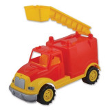 Cumpara ieftin Masina pompieri 30 cm cu 36 piese constructie, in cutie Ucar Toys UC102
