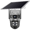 Camera Supraveghere Exterior Solara 4G SIM PTZ 3MP V380 Pro, Rotire 355 , Audio Bidirectional, IP66, Oem
