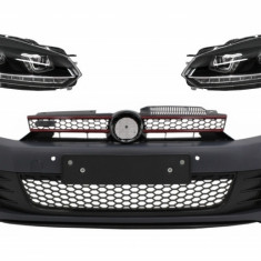 Bara Fata cu RHD Faruri LED Semnal Dinamic VW Golf VI 6 (2008-2013) GTI U Design Performance AutoTuning