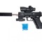 PISTOL CU GLOANTE GLOCK 19,AMORTIZOR METAL,INCARCATOR SI &quot;GLOANTE&quot; INCLUSE!