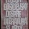 Scrisori despre literatura si arta