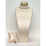 Set Charm din perle de cultură albe