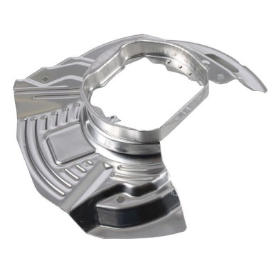 Protectie stropire disc frana Bmw Seria 5 (E39), 01.1996-06.2004, fata, Stanga, aluminiu foto