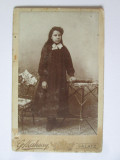 Fotografie pe carton 105 x 67 mm George Maksay-Galați circa 1900
