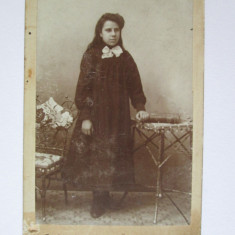 Fotografie pe carton 105 x 67 mm George Maksay-Galați circa 1900