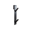Agatatoare din otel pentru cabina de dus, negru, 17.6x5.5x3 cm, Sepio