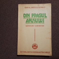 DIN PRAGUL APUSULUI , GANDURI-AMINTIRI de IOAN AL. BRATESCU-VOINESTI rf21/1