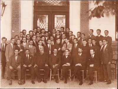 HST P2/638 Poză elevi și profesori Rom&amp;acirc;nia interbelică foto