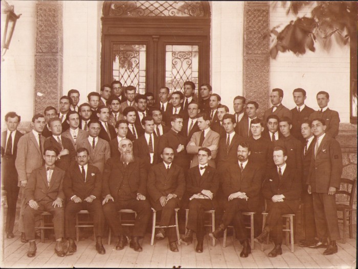 HST P2/638 Poză elevi și profesori Rom&acirc;nia interbelică