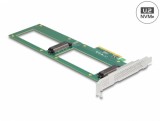 PCI Express la 2 x U.2 NVMe SFF-8639 interne - Bifurcation, Delock 90091