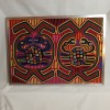 Tablou Art Deco Polinezian Vintage, Stil Quilt - Colectie, Crabi Stilizați, 53x38 cm