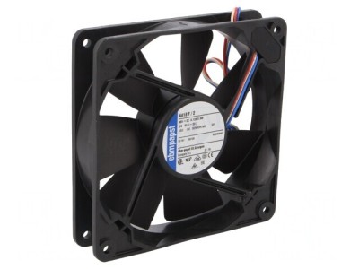 Ventilator axial 48V 119x119x25mm 170m3/h 43dBA cu bilă foto