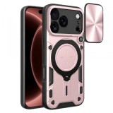 Cumpara ieftin Husa pentru Apple iPhone 18 Pro Max / 17 Pro Max, Techsuit, CamGuard Pro, Roz Aurie