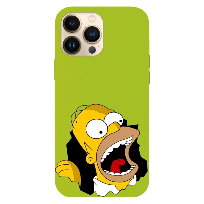 Husa compatibila cu Apple iPhone 14 Plus model I&amp;#039;m hungry Homer Simson, Silicon, TPU, Viceversa