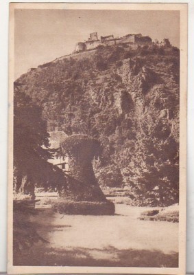 bnk cp Deva - Vedere spre Cetate - circulata 1957 foto