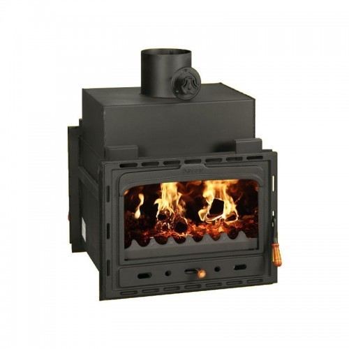 Focar de semineu, Prity 2C (tip tunel/st&acirc;nga/dreapta), 4,9 kg/h, 660 x 700 x 690