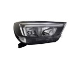 Far Opel Mokka X, 09.2016-, montare fata, stanga, cu lumini de zi tip LED; H7+HB3+LED; electric; fara modul LED; cu motor; halogen, TYC