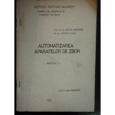 AUTOMATIZAREA APARATELOR DE ZBOR