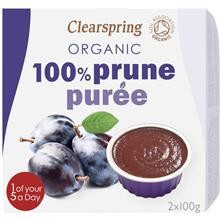 Piure Bio Prune Clearspring 2x100gr Cod: 5021554989745 foto