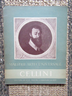 VIORICA VASILESCU - BENVENUTO CELLINI 1500-1572. MAESTRII ARTEI UNIVERSALE foto